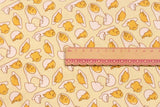 Gudetama the eggs! 1 Meter Fine Cotton Fabric, Fabric by Yard, Yardage Cotton Fabrics for  Style Garments, Bags - fabrics-top