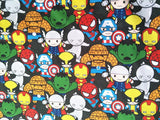 Marvel Super Heroes the Avengers Junior! 1 Meter Top Quality Medium Thickness Plain Cotton Fabric, Fabric by Yard, Yardage Cotton Fabrics - fabrics-top