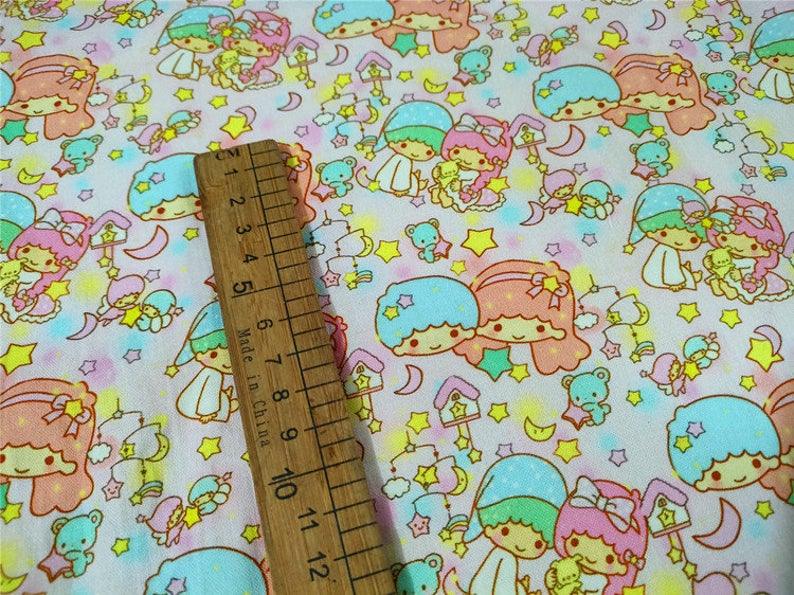 Adorable little ones, Japanese Cartoon Characters! 1 Meter Medium Thickness Plain Cotton Fabric, Fabric by Yard, Yardage Cotton Fabrics - fabrics-top