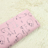 Cat Poses! 1 Meter Sanded Twill Cotton Fabric, Fabric by Yard, Yardage Cotton Fabrics for Style Garments, Bags - fabrics-top