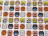 Anpanman アンパンマン! 1 Meter Quality Poly Plain Fabric, Fabric by Yard, Yardage Canvas Fabrics for Clothes Bags, Japanese Cartoon - fabrics-top