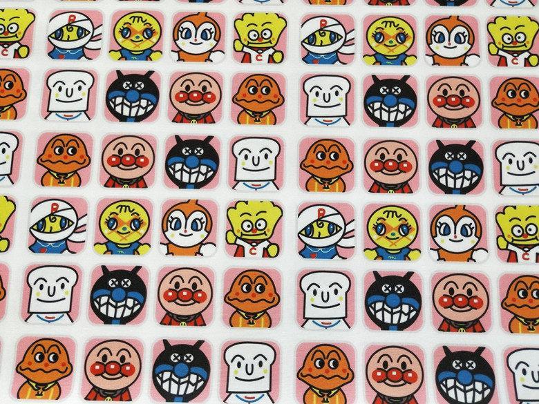 Anpanman アンパンマン! 1 Meter Quality Poly Plain Fabric, Fabric by Yard, Yardage Canvas Fabrics for Clothes Bags, Japanese Cartoon - fabrics-top