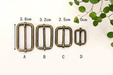 6 pcs of Anti-Brass hasp for handmade bag strap, Strap Buckles, Bag Strap Buckles - fabrics-top