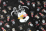 Minnie with Sunglasses!   Plain Cotton Fabric, Fabric by Yard, Yardage Cotton Fabrics for Style Garments, Bags - fabrics-top