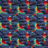 Parrots 2 colors! 1 Meter Fine Cotton Fabric, Fabric by Yard, Yardage Cotton Fabrics for Style Dress Clothes Skirt - fabrics-top