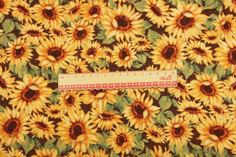 Sunflowers! 1 Yard printed fabric plain cotton cloth garment garment garment fabric pure cotton, Floral Fabric Yardage by Yard 202101 - fabrics-top