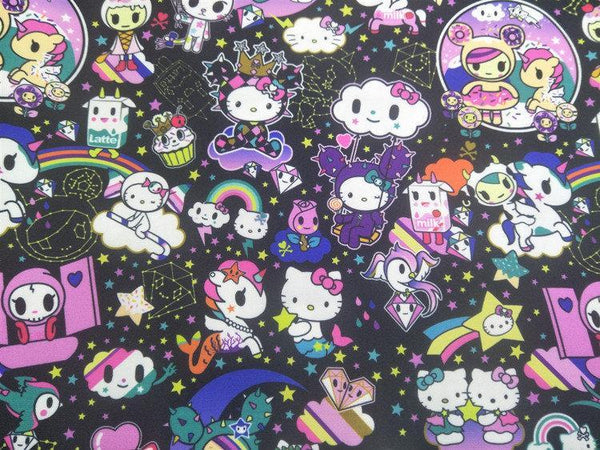 Hello Kitty x Tokidoki! 1 Meter Printed Stretch Poly Fabric, Fabric by Yard, Yardage  Bag Fabrics, Children Fabrics,Japanese - fabrics-top