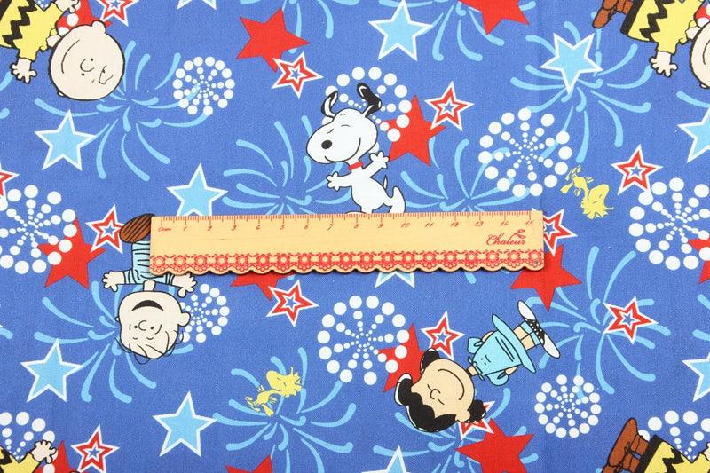 Snoopy and Charlie Brown Comics 2 colors! 1 Yard Plain Cotton Fabric, Fabric by Yard, Yardage Cotton Fabrics for  Style Garments, Bags - fabrics-top