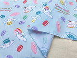 Cinnamoroll and sumikko gurashi! 1 Meter Light Weight Polyester Fabric, Fabric by Yard, Yardage Cotton Fabrics for  Style Garments, Mask - fabrics-top