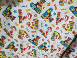 Paw Patrol gray! 1 Meter Medium Thickness Cotton Fabric, Fabric by Yard, Yardage Cotton Fabrics for Style Clothes, Bags Dog, Great Dane - fabrics-top