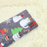 White Cat Christmas Gray! 1 Meter Medium Thickness Plain Cotton Fabric, Fabric by Yard, Yardage Cotton Fabrics for  Style Garments, Bags - fabrics-top