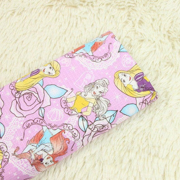 Princesses the little Mermaid! 1 Meter Medium Thickness Slub Cotton Fabric, Fabric by Yard, Yardage Cotton Fabrics for Style Clothes, Bags - fabrics-top