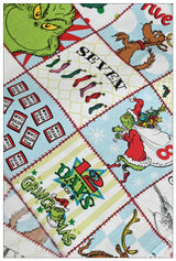 Grinch 12 Days Christmas Green! 1 Meter Medium Children Plain Cotton Fabric, Fabric by Yard, Yardage Cotton 2203 - fabrics-top