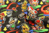 Super Mario and Friends 2 Colors! 1 Meter Top Quality Medium Thickness Plain Cotton Fabric, Fabric by Yard, Yardage Cotton 202010 - fabrics-top