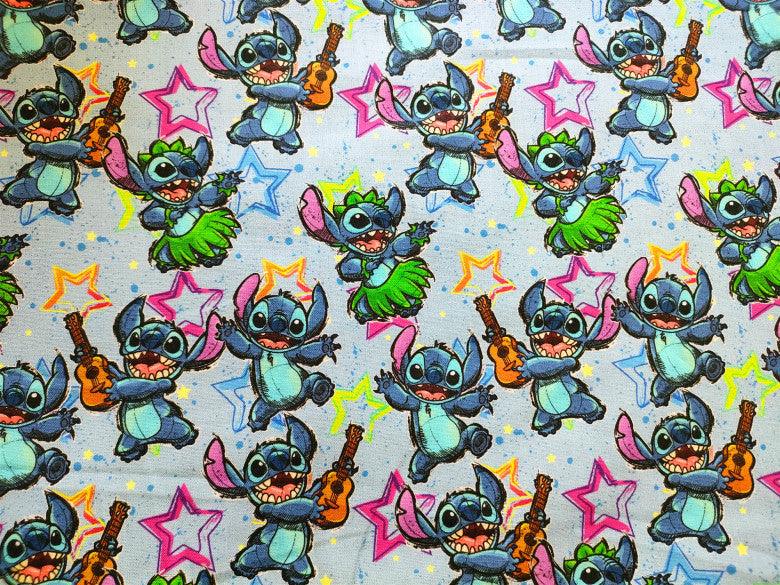 Mele Kalikimaka Stitch Rave! 1 Yard Printed Cotton Fabric, Fabric by Yard, Yardage Fabrics, Children  Kids 2103 - fabrics-top