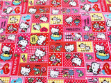 Hello Kitty Poly 6 Colors! 1 Meter Light Weight Polyester Fabric, Fabric by Yard, Yardage Cotton Fabrics for  Style Garments, Mask Fabrics - fabrics-top