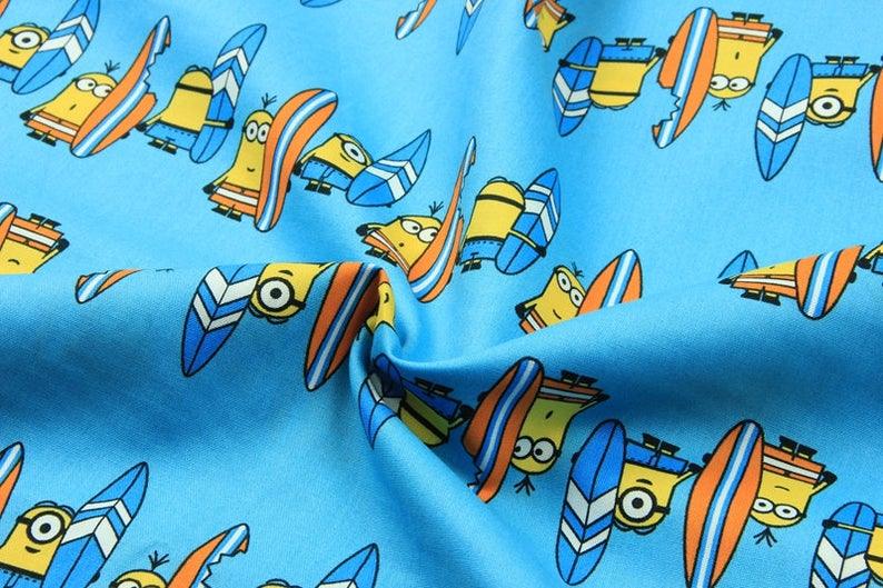 Vacay Squad Minions 2 colors! 1 Meter Medium Thickness  Cotton Fabric, Fabric by Yard, Yardage Cotton Fabrics for  Style Garments, Bags - fabrics-top