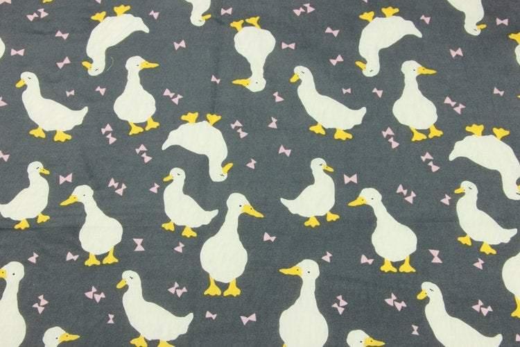 Ducks Gray! 1 Meter Plain Cotton Fabric, Fabric by Yard, Yardage Cotton Fabrics for  Style Garments, Bags