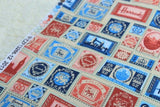 Harrods Stamps! 1 Meter Medium Thickness Cotton-Linen Fabric, Fabric by Yard, Yardage Cotton Fabrics for Style Clothes, Bags - fabrics-top