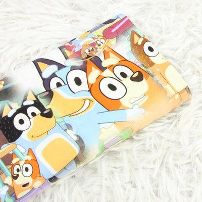 Bluey and Bingo the puppies yellow! 1 Yard Quality Medium Thickness Plain Cotton Fabric, Fabric by Yard,  Cotton Australian Animated - fabrics-top