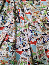 Baseball! 1 Meter Medium Thickness Plain Cotton Fabric, Fabric by Yard, Yardage Cotton Fabrics for Clothes Crafts, Baseball Sports Game - fabrics-top