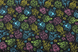 Pokemon shadow! 1 Meter Plain Cotton Fabric, Fabric by Yard, Yardage Cotton Fabrics for Style Garments, Bags