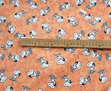 Snoopy Comics Series 5 Colors! 1 Yard Stiff Polyester Toile Fabric by Yard, Yardage Polyester Canvas Fabrics for Bags 202003 - fabrics-top