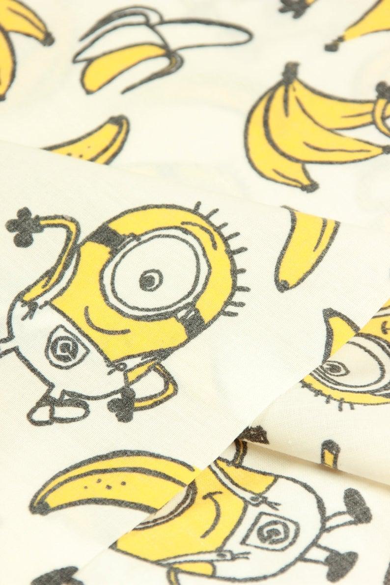 Vacay Squad Minions 2 colors! 1 Meter Medium Thickness  Cotton Fabric, Fabric by Yard, Yardage Cotton Fabrics for  Style Garments, Bags - fabrics-top