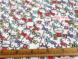 Hello Kitty Poly 6 Colors! 1 Meter Light Weight Polyester Fabric, Fabric by Yard, Yardage Cotton Fabrics for  Style Garments, Mask Fabrics - fabrics-top