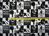 Mickey Collection! 1 Yard Stiff Cotton Toile Fabric,  by Yard, Yardage 12 oz Cotton Canvas Fabrics for Bagd Mickey Mouse Kid ChildrenStyle - fabrics-top