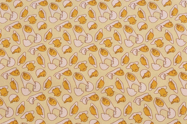 Gudetama the eggs! 1 Meter Fine Cotton Fabric, Fabric by Yard, Yardage Cotton Fabrics for  Style Garments, Bags - fabrics-top