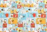 Snoopy and Charlie Brown Comics 2 colors! 1 Yard Plain Cotton Fabric, Fabric by Yard, Yardage Cotton Fabrics for  Style Garments, Bags - fabrics-top