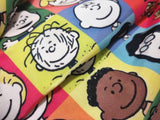 Snoopy Charlie Brown and Friends Series! 1 Yard Stiff Polyester Toile Fabric by Yard, Yardage Polyester Canvas Fabrics Bags Kids Children - fabrics-top