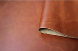 Great Leather For Shabby Chic Stuff! A Sq ft Brown Oil-featured Crazy Horse Leather Patch, First Layer Cattle leather, Made in Italy!