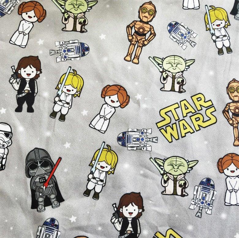 Star Wars ! 1 Meter Medium Thickness Cotton Fabric, Fabric by Yard, Yardage Cotton Fabrics for  Style Garments - fabrics-top