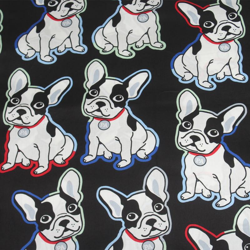 French Bulldog! 1 Meter Light Weight Thickness Plain Cotton Fabric, Fabric by Yard, Yardage Cotton Fabrics for  Style Garments, Bags - fabrics-top