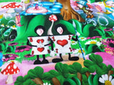 Alice's Adventures in Wonderland the Queen! 1 Meter Medium Top Quality Printed Cotton Fabric, by Yard, Yardage Cotton  Fabrics Alice Poker - fabrics-top