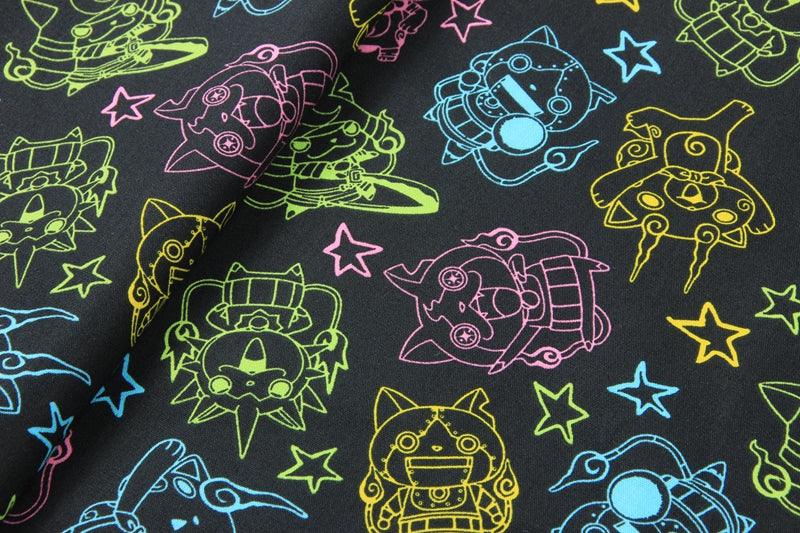 Pokemon shadow! 1 Meter Plain Cotton Fabric, Fabric by Yard, Yardage Cotton Fabrics for Style Garments, Bags - fabrics-top