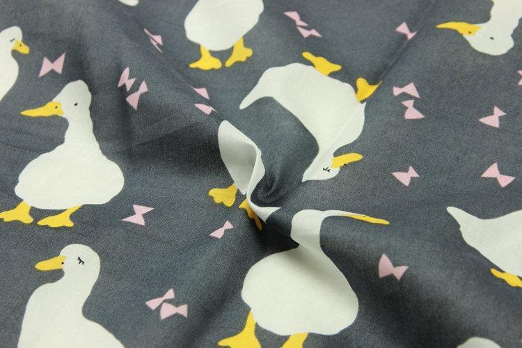 Ducks Gray! 1 Meter Plain Cotton Fabric, Fabric by Yard, Yardage Cotton Fabrics for  Style Garments, Bags - fabrics-top