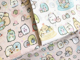 Sumikko gurashiすみっコぐらし 2 Colors!   1 Meter Printed Cotton Fabric, Fabric by Yard, Yardage Cotton Bag Fabrics, Children Fabrics,Japanese