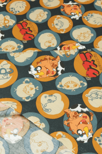 Japanese Cartoons series 2! 1 Meter Light Weight Cotton Fabric, Fabric by Yard, Yardage Cotton Fabrics for Style Clothes, Bags - fabrics-top