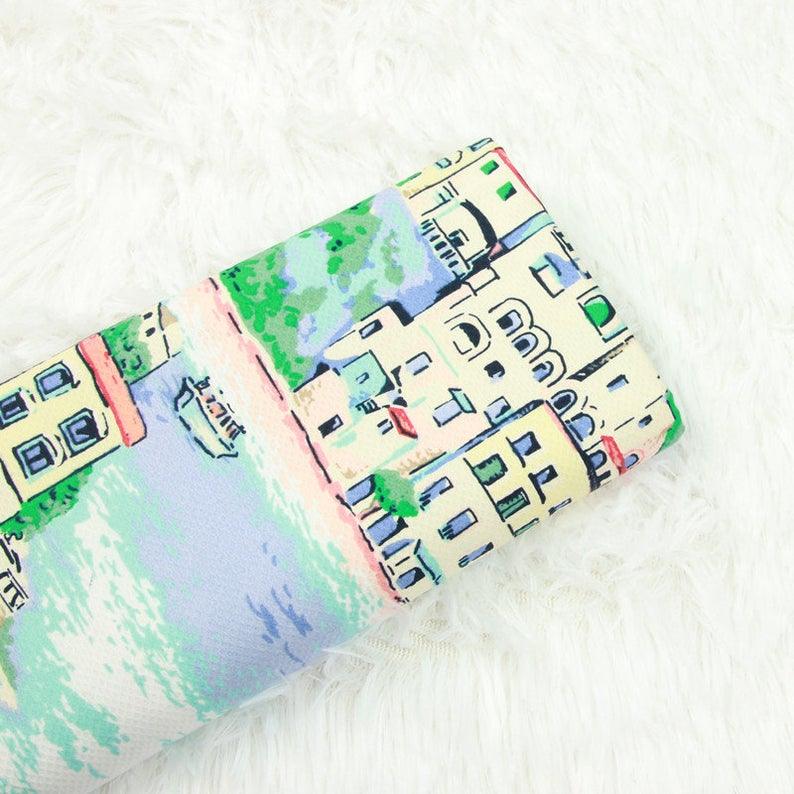 Scenery green! 1 Meter Thick Cotton Fabric, Fabric by Yard, Yardage Cotton Fabrics for  Style Bags Fabrics Clothes Sheet - fabrics-top