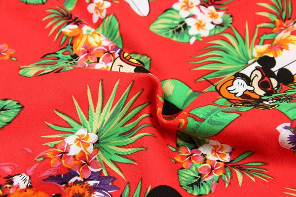 Mickey Red! 1 Yard Medium Weight Poly Fabric, Fabric by Yard, Yardage  Fabrics for  Style Garments, Bags - fabrics-top