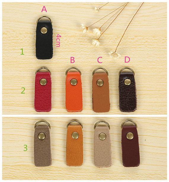 2pcs Leather Zipper Pulls,9 colors available, Zipper Pullers - fabrics-top