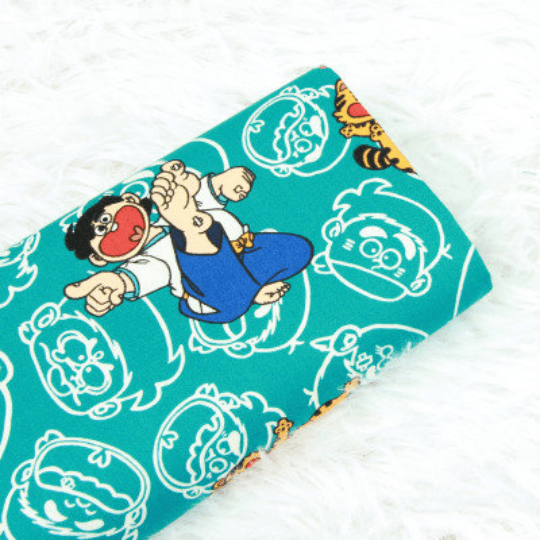 いなかっぺ大将 Japanese Cartoons series 1! 1 Meter Light Weight Cotton Fabric, Fabric by Yard, Yardage Cotton Fabrics for Style Clothes, Bags - fabrics-top