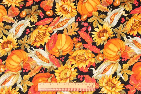 Sales, Holiday Themes Prints! 1 Meter Printed Cotton Fabric, Fabric by Yard, Yardage Fabrics, Children  Kids thanksgiving Halloween - fabrics-top