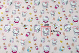 Hello Kitty rosy / Pink ! 1 yard Quality Printed Plain Cotton Fabric, Fabric by Yard, Yardage  Bag Fabrics, Children Fabrics, Kids, Japanese - fabrics-top