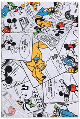 Mickey Minnie Donald Duck Comics White! 1 Meter Medium Thickness Cotton Fabric, Fabric by Yard, Yardage Cotton Fabrics for  Style Garments 2203 - fabrics-top