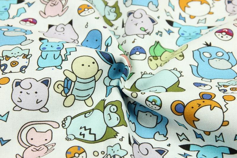 Cartoon characters stitch! 1 Meter Printed Cotton Fabric, Fabric by Yard, Yardage Cotton Bag Fabrics, Children Fabrics,Japanese - fabrics-top