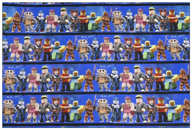 Roblox Game Series 3 ! 1 Meter Printed Cotton Fabric, Fabric by Yard, Yardage Fabrics, Children - fabrics-top